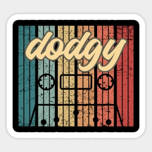 dodgy cassette retro vintage Sticker